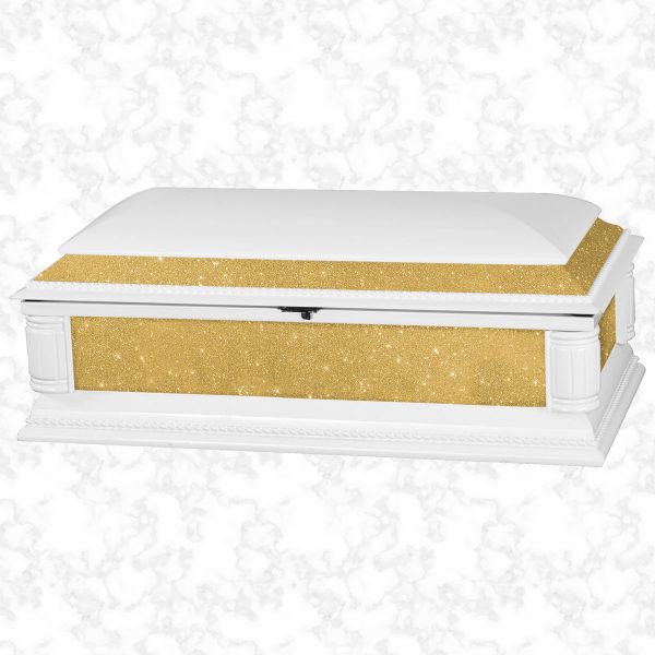 Purity Child Glitter Gold 2'6'' american casket