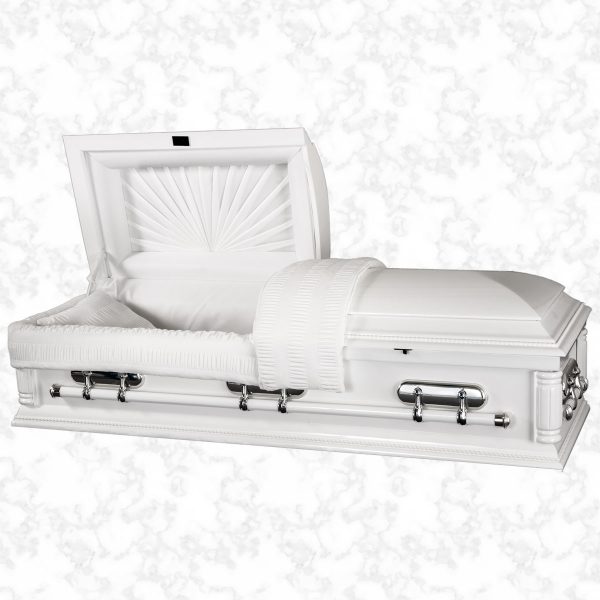 Standard interior for a Purity Child 5'6'' American casket