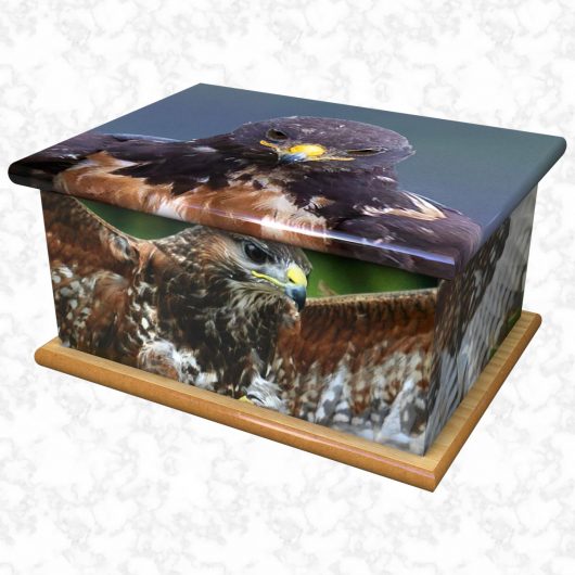 Powerful friend ashes casket