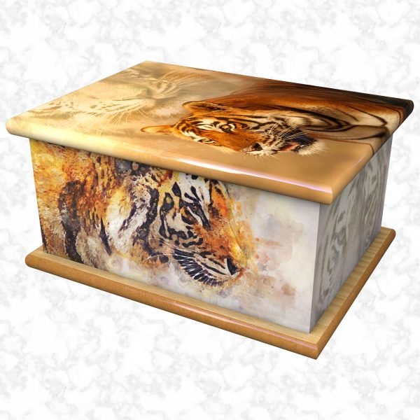 Majestic beast ashes casket