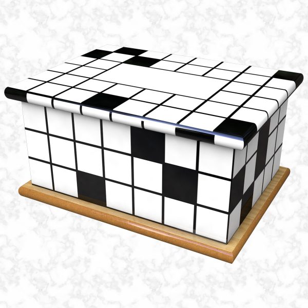 Crossword ashes casket