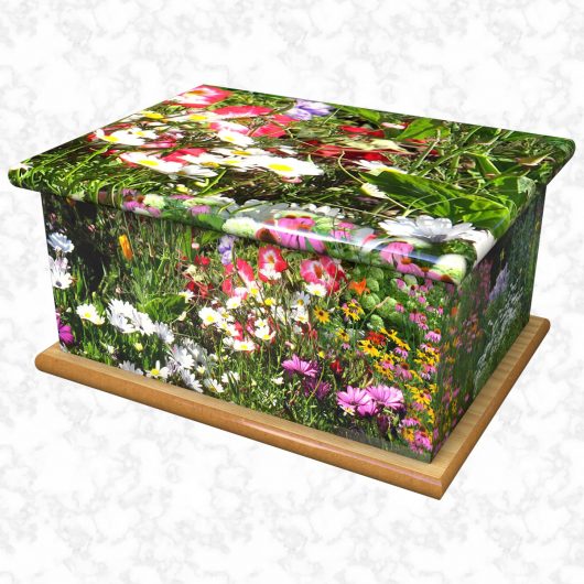 Mary's garden ashes casket