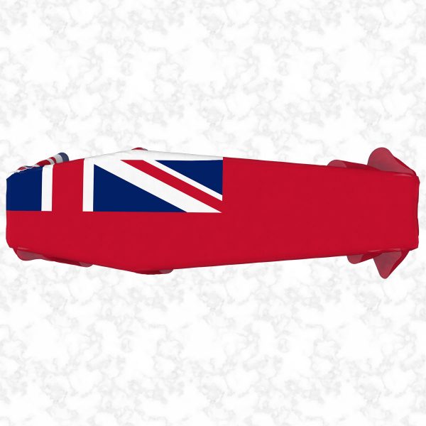 Merchant navy flag top view