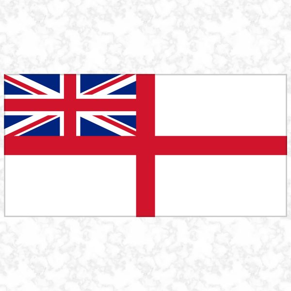 Royal Navy flag view