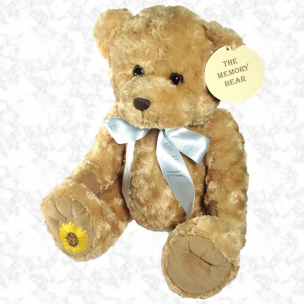 Memory bear with ribbon