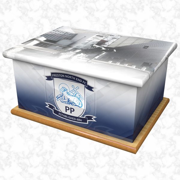 Preston North End ashes casket