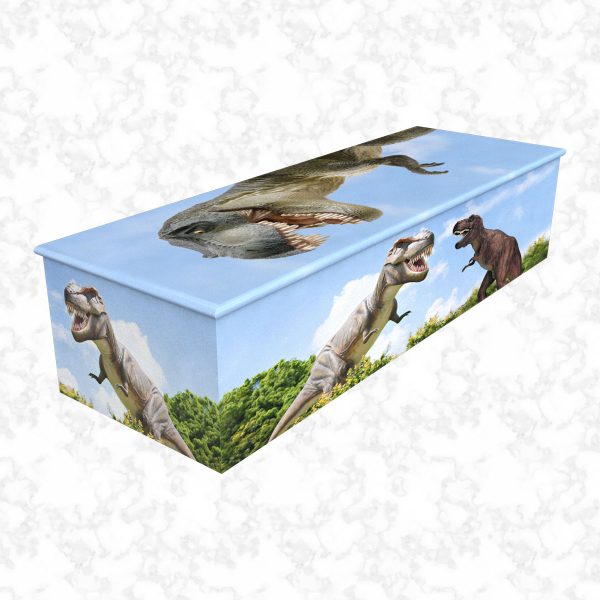 T-Rex child casket