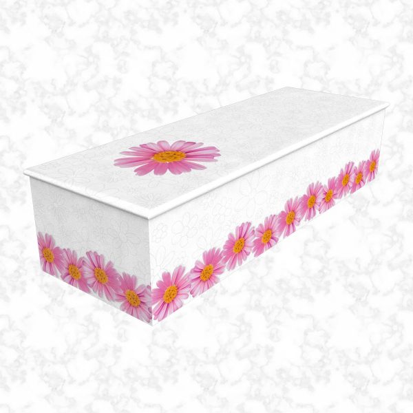 Chain of Daisies white child casket