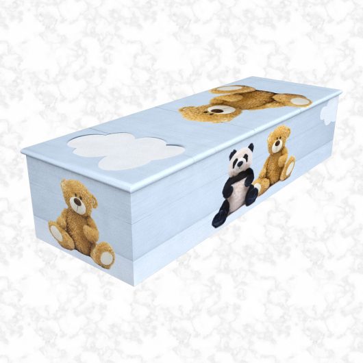 Ted-Ted blue child casket