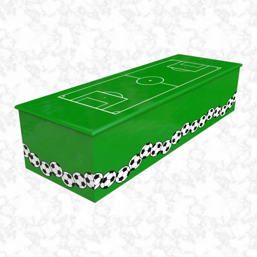 Football Pitch child casket