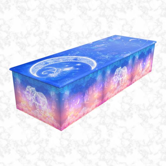 To the Moon and Back child casket