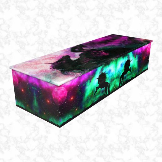 Unicorn Magic child casket