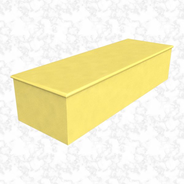 Plain Colour Summer Yellow child casket