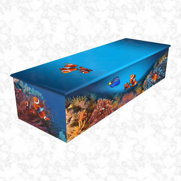 Under the Sea child casket