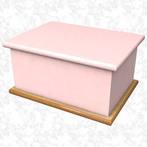 Pink Perfection ashes casket