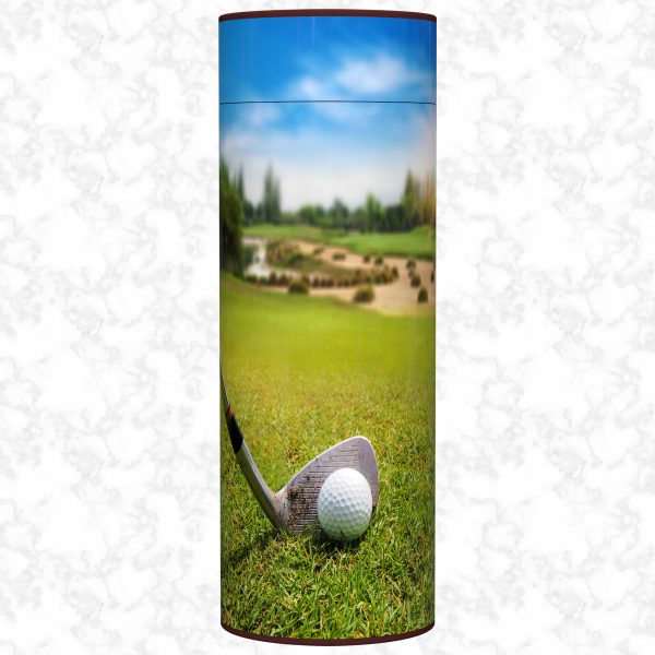 Hole in one scatter tube front view