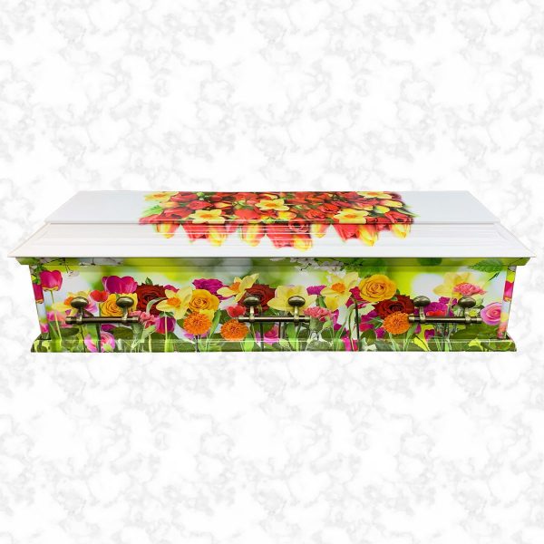 Oxford spring beauty wood American casket