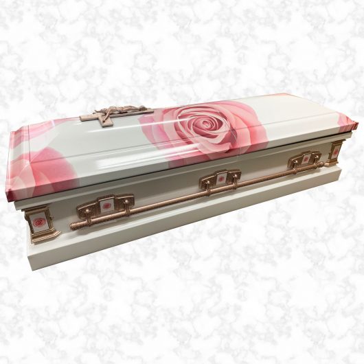 Devotion Margaret rose metal American casket