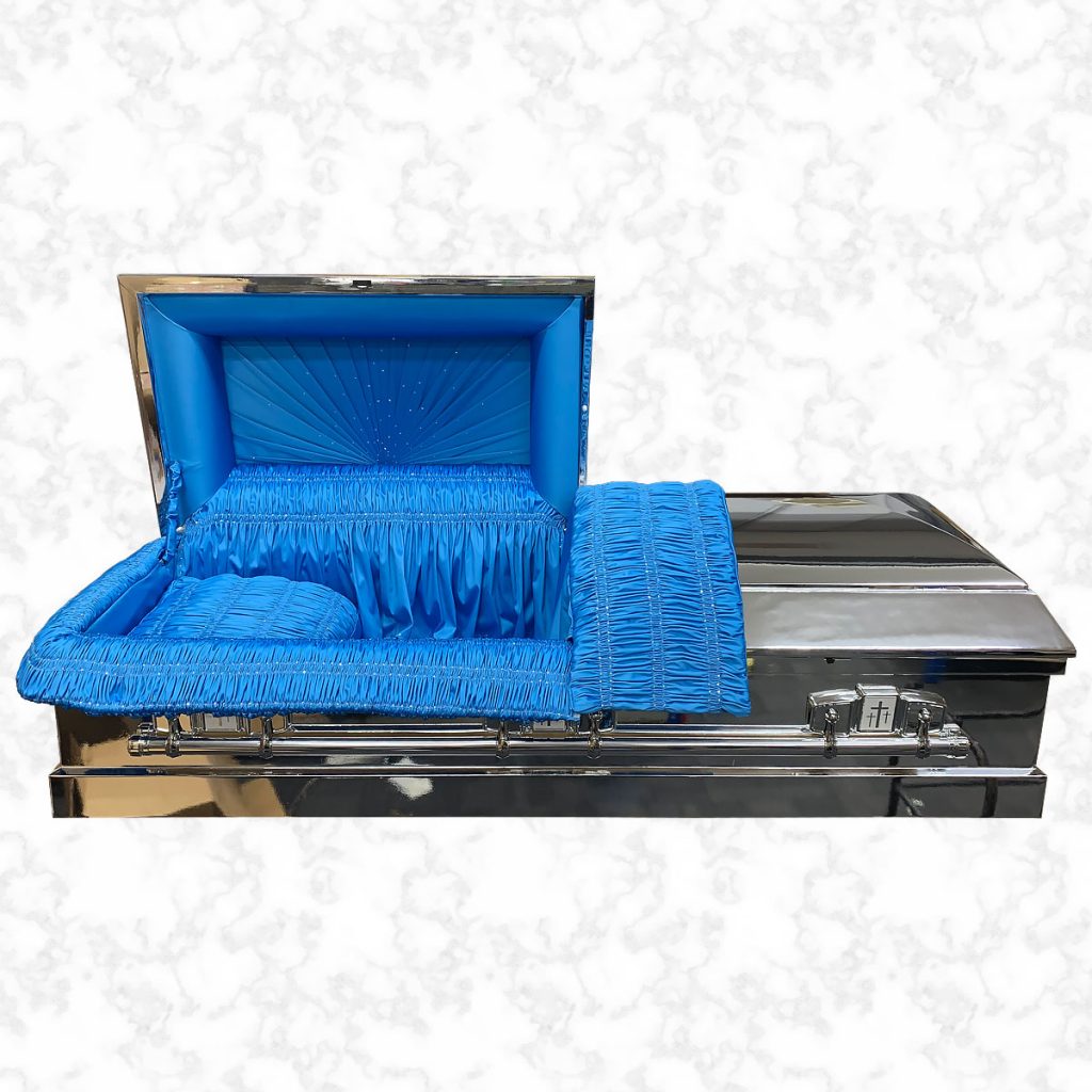 Corpus Christi Crystal Interior American casket - The Funeral Outlet