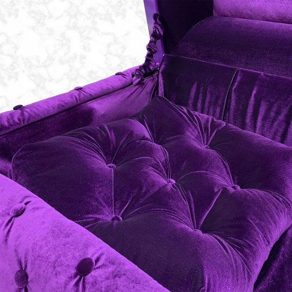 Royal purple interior detail