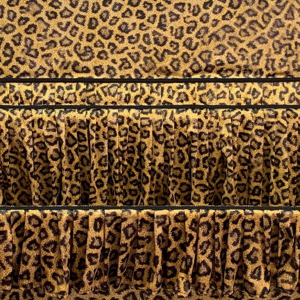 Bet's leopard print interior detail