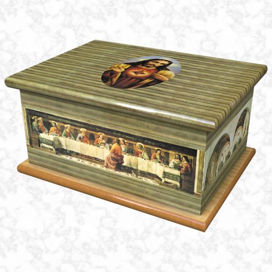 Last Supper ashes casket