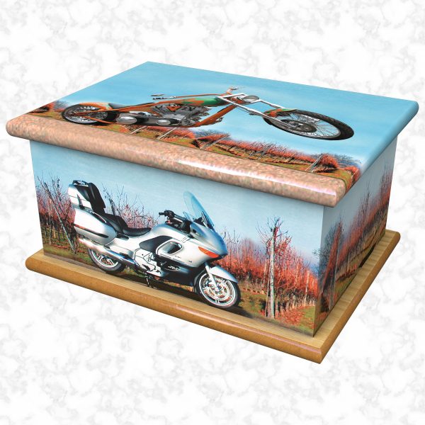 easy rider ashes casket