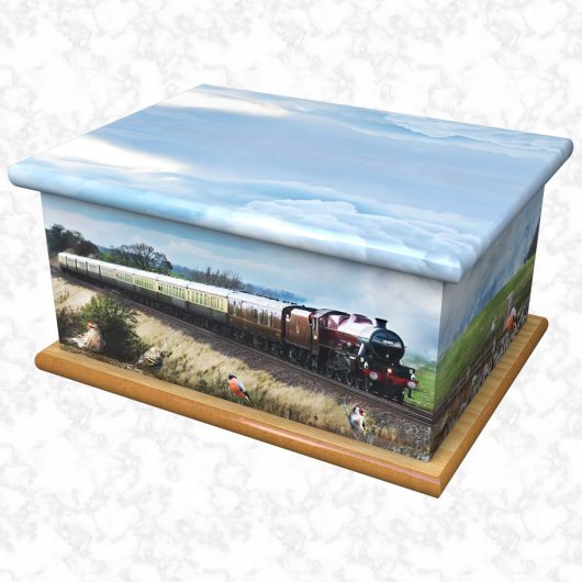 peaceful journey ashes casket