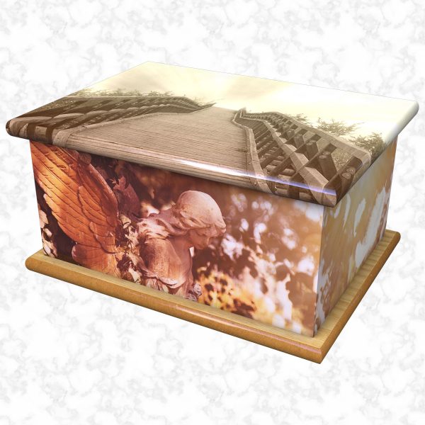 heavens door ashes casket