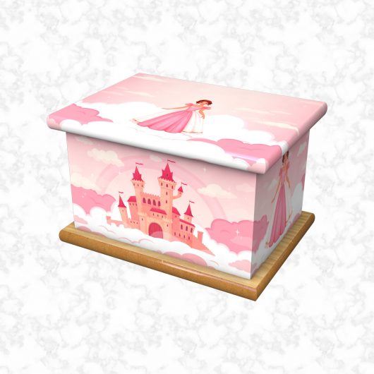 our baby princess child ashes casket