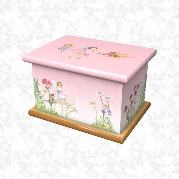 fairyland pink adult ashes casket