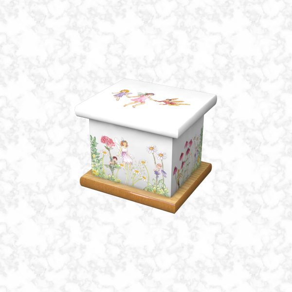 fairyland white infant ashes casket