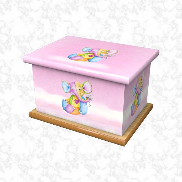 forget me not child ashes casket