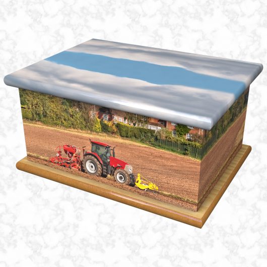 last harvest ashes casket