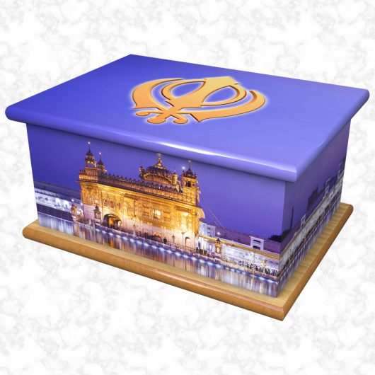 Sikh ashes casket