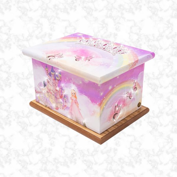 crystal our beautiful princess child ashes casket