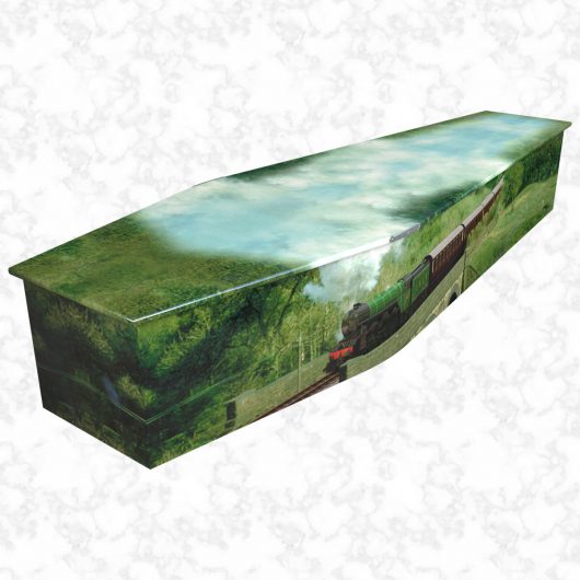 Flying Scotsman Colourful Coffin