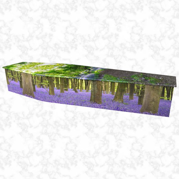 Bluebell Blanket Colourful Coffins side view