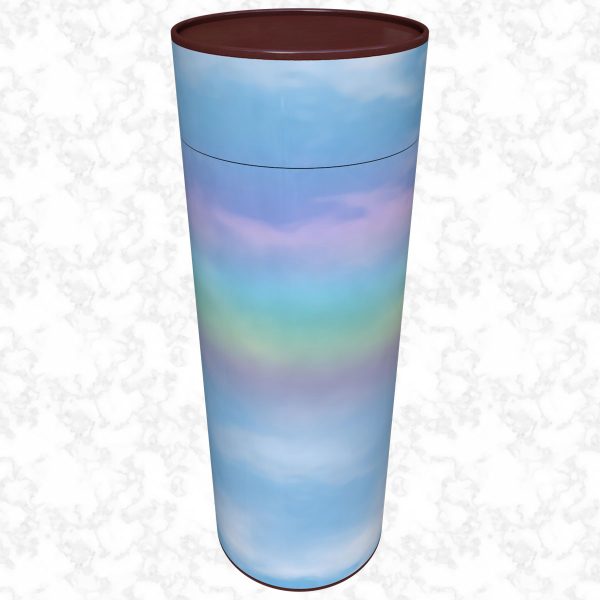 Fluffy Blue Rainbow scatter tube adult size