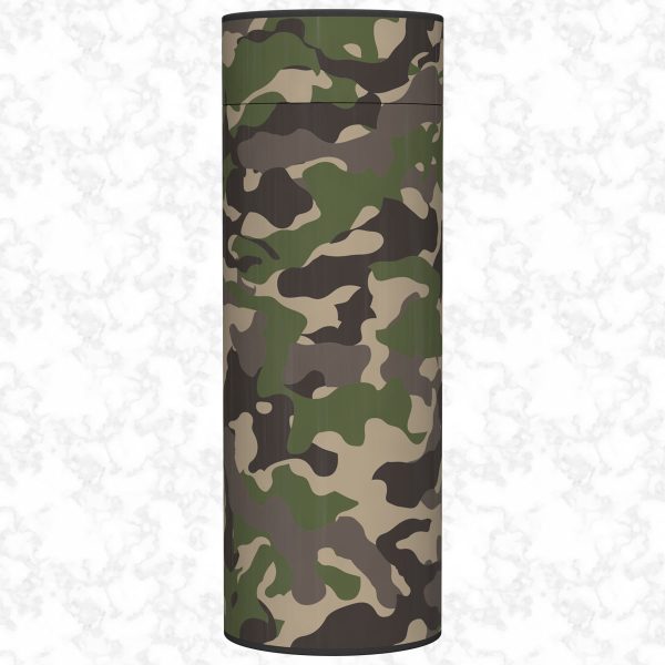 Camo scatter tube adult size front view