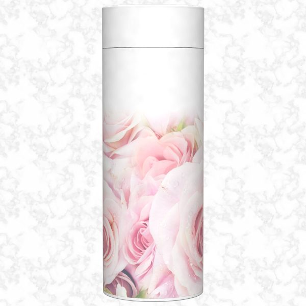 Blushing Rose scatter tube adult size front view