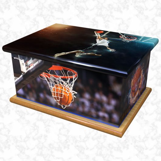 slam dunk adult ashes casket