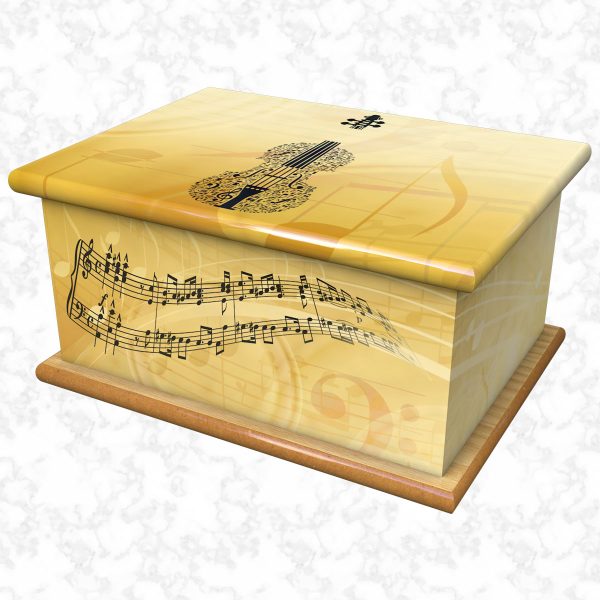 Musical dreams adult ashes casket