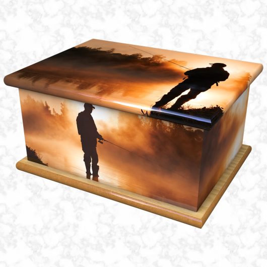 morning cast adult ashes casket