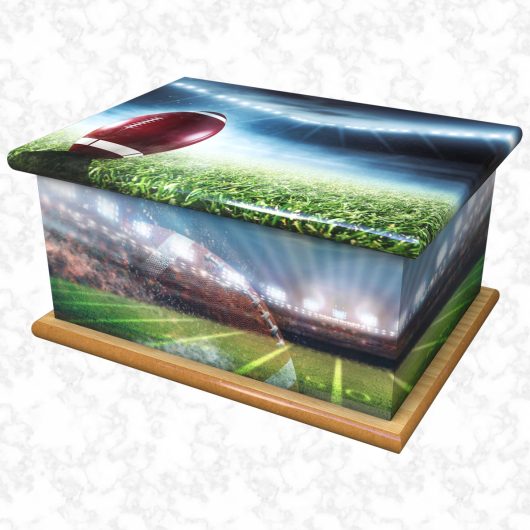 fourth down adult ashes casket