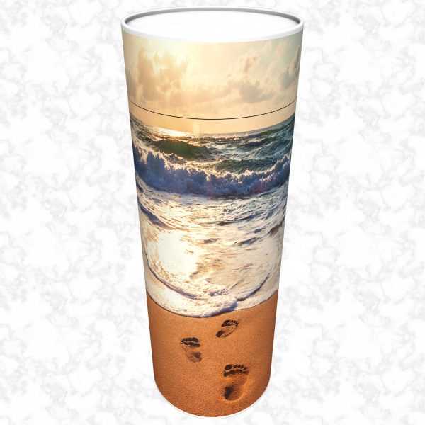 Sandy footprints adult scatter tube