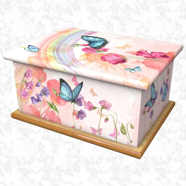 heavens garden adult ashes casket