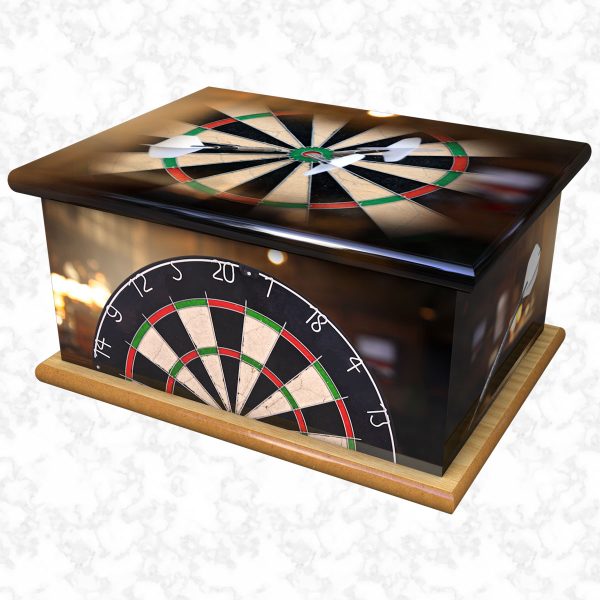 bullseye adult ashes casket