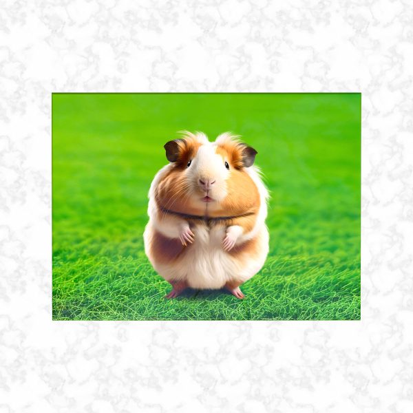 guinea pigs child ashes casket top view