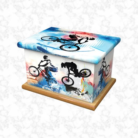 BMX child ashes casket